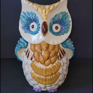 Anthropologie owl cookie jar